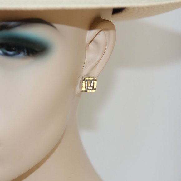 D’Agostino 18k Gold & Sterling Silver Earrings - Picture 7 of 12